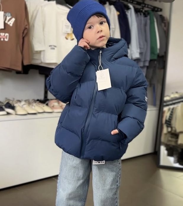 Дитяча куртка Zara євро зима для хлопчика 128