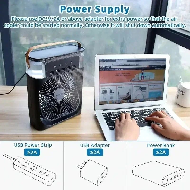 Ventilador com humificação