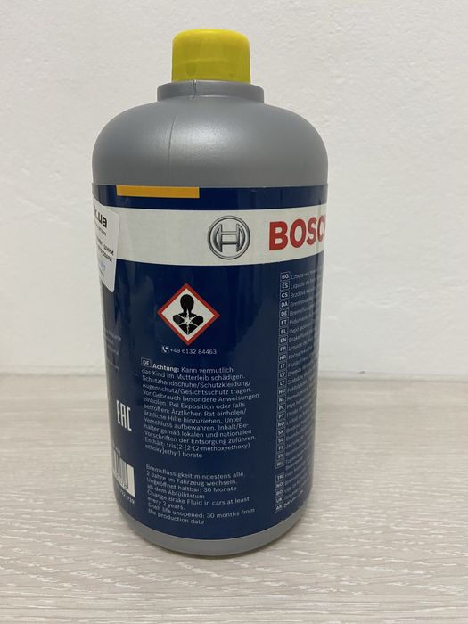 Гальмівна рідина Bosch HP DOT 4 ABS, ESP, 1 л