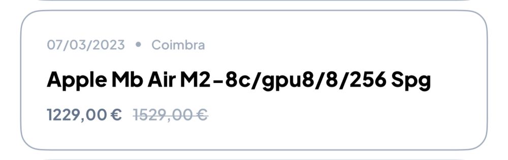 Macbook air m2 c/fatura e acessorios