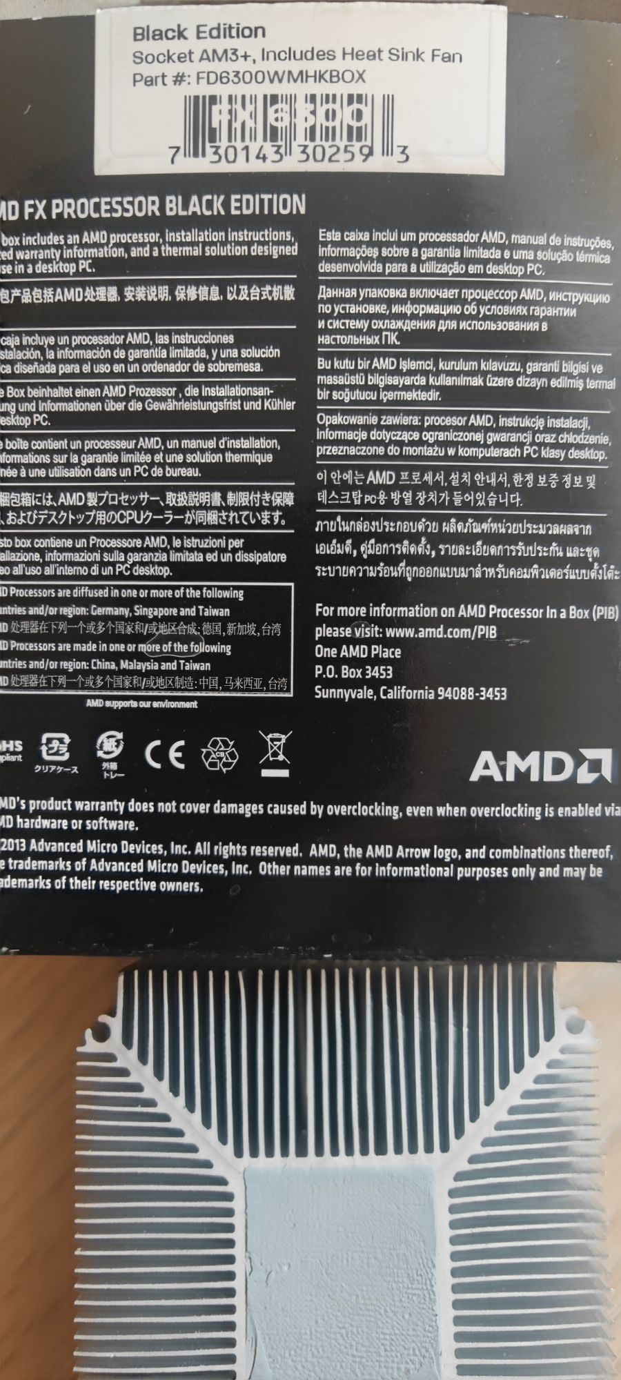 Radiator chłodzenie procesora AMD