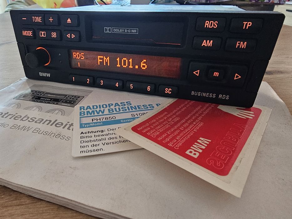 Radio BMW Bavaria C Business RDS BMW E30 E31 E32 E34 E36 Z3