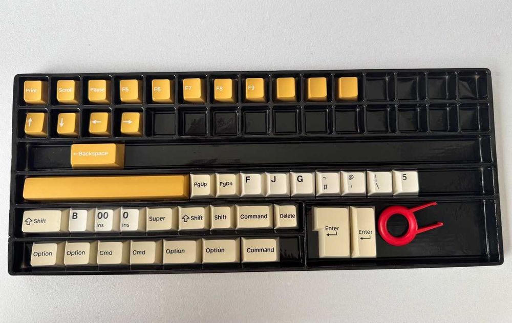 Кейкапи Keychron Double-Shot PBT-14 Cherry ANSI і UK ISO, 219 клавіш
