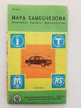 Mapa Samochodowa NRD 1972