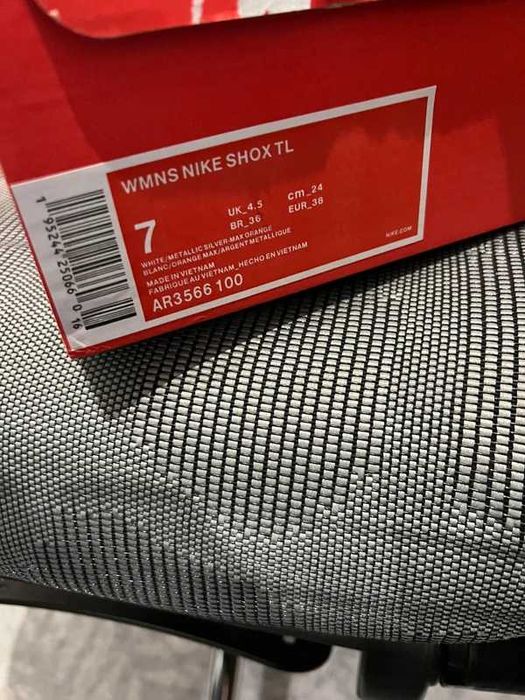 "Buty Trampki" Nike_Shox_TL_White_R.42
