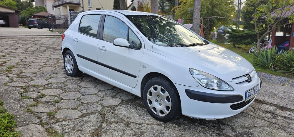 Ładny biały peugeot 307 1.4 b do jazdy bez korozji okazja!