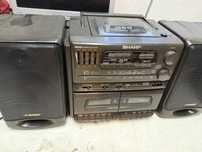 Radiomagnetofon Sharp z CD oraz AUX
