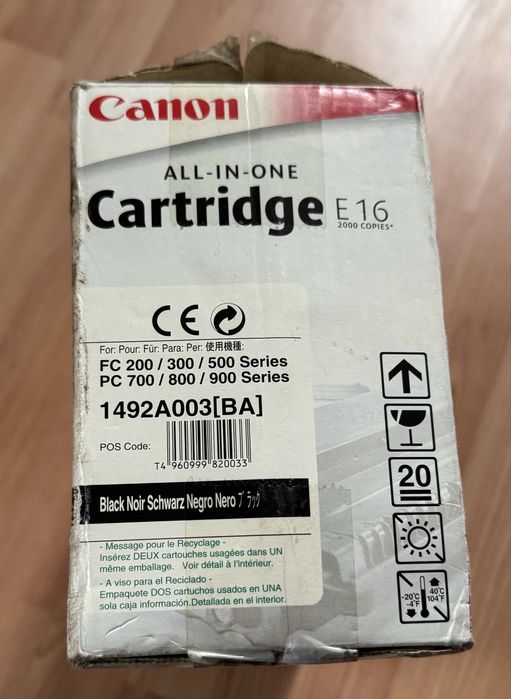 Оригинальный картридж canon e16