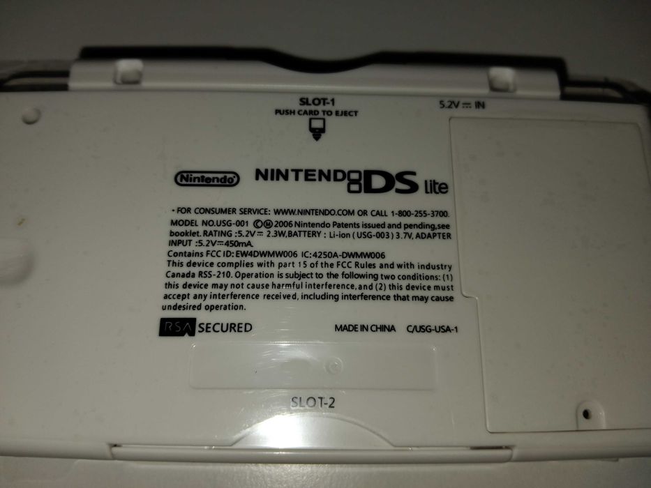 Новий корпус для Nintendo DS lite (білий) +Touch Screen