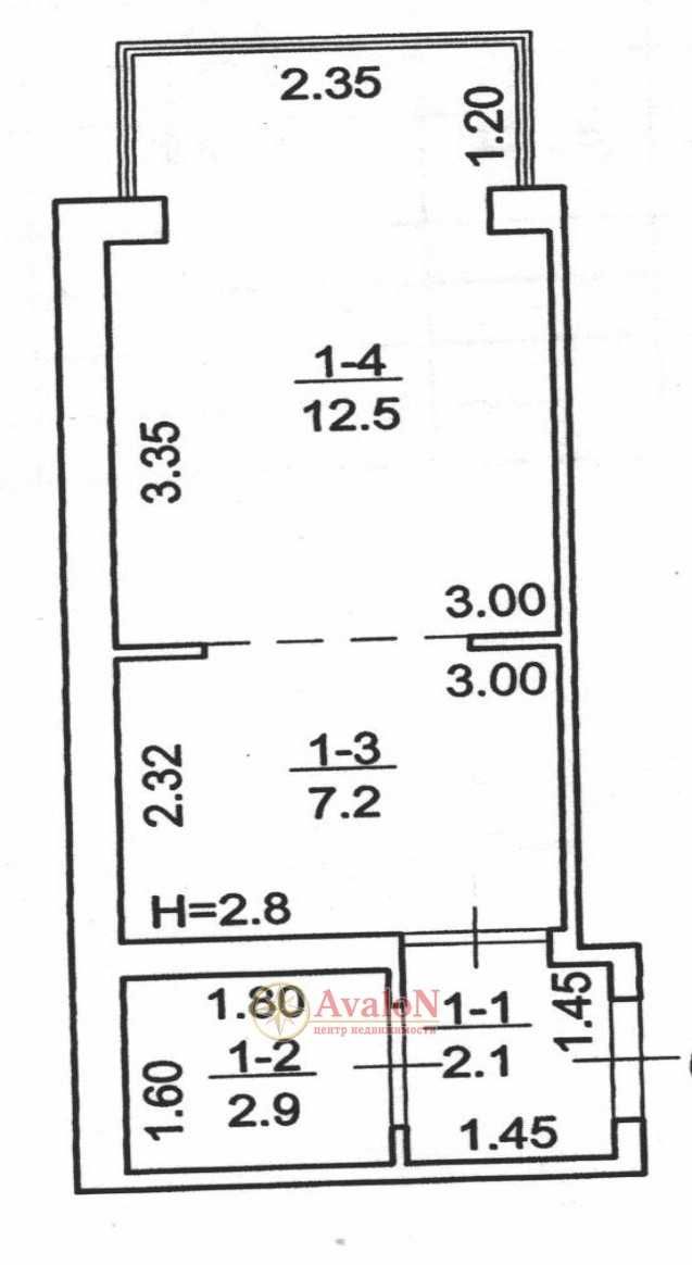 Продам 1к. квартиру в Лісках. Зданий будинок.