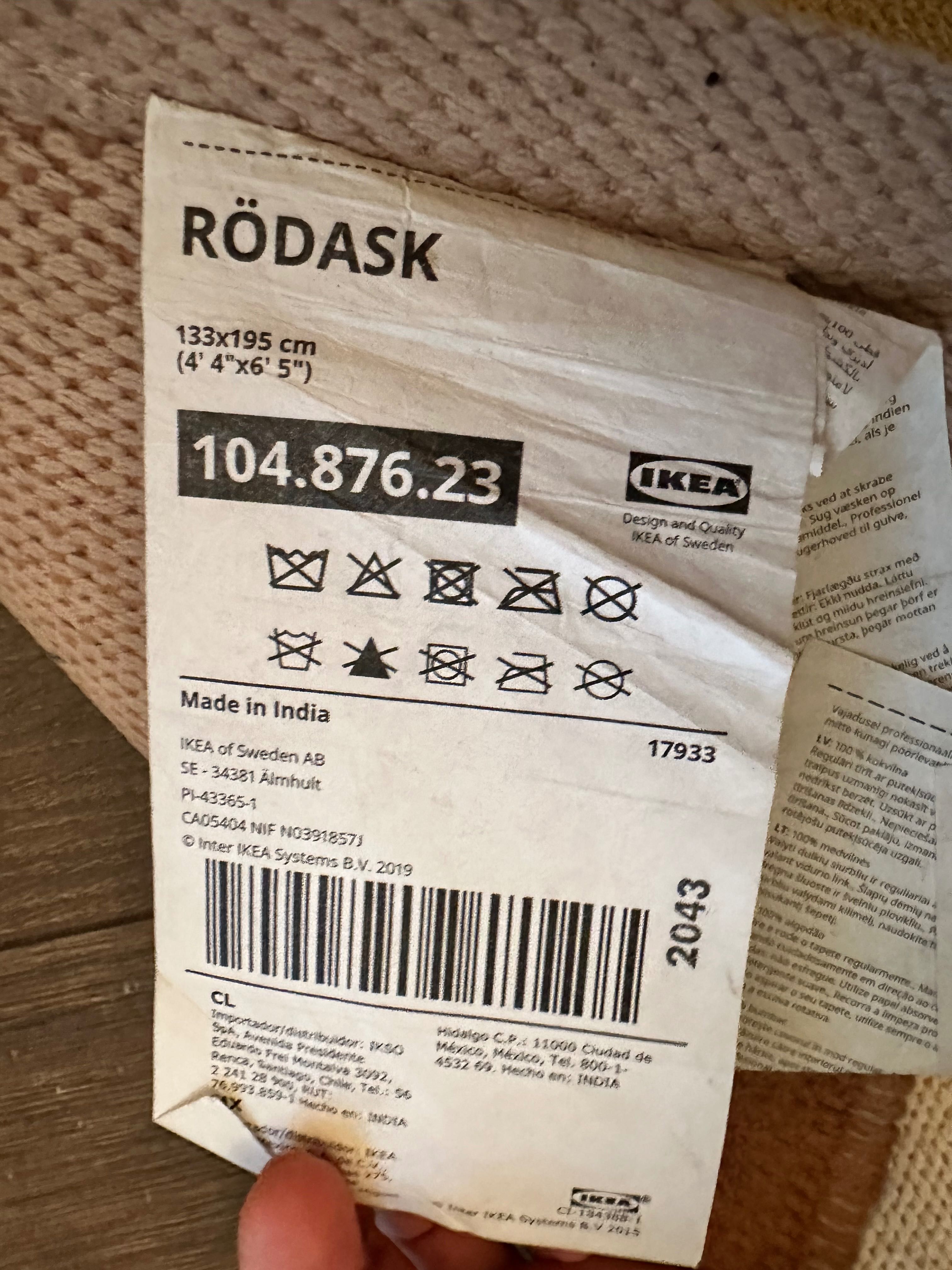 Dywan Ikea rodask