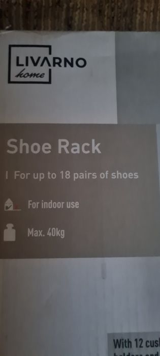 Regał na buty nowy Livarno home