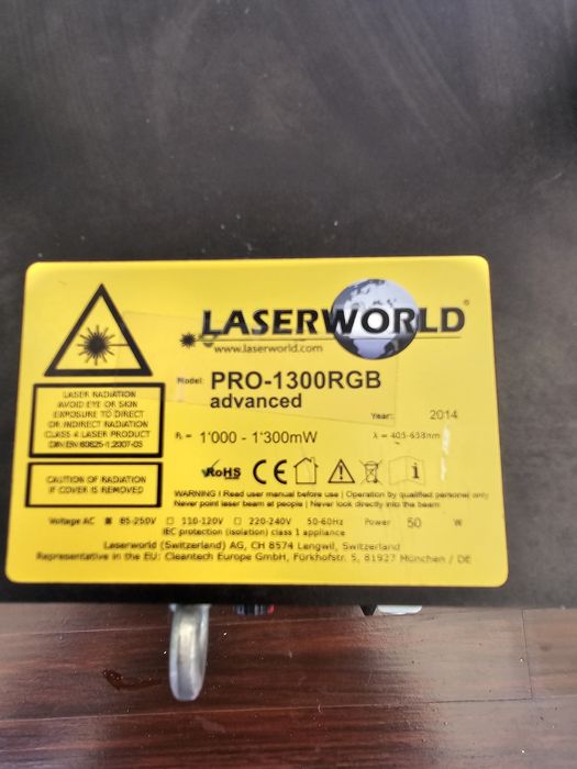 Laser Laserworld PRO-1300RGB advenced
