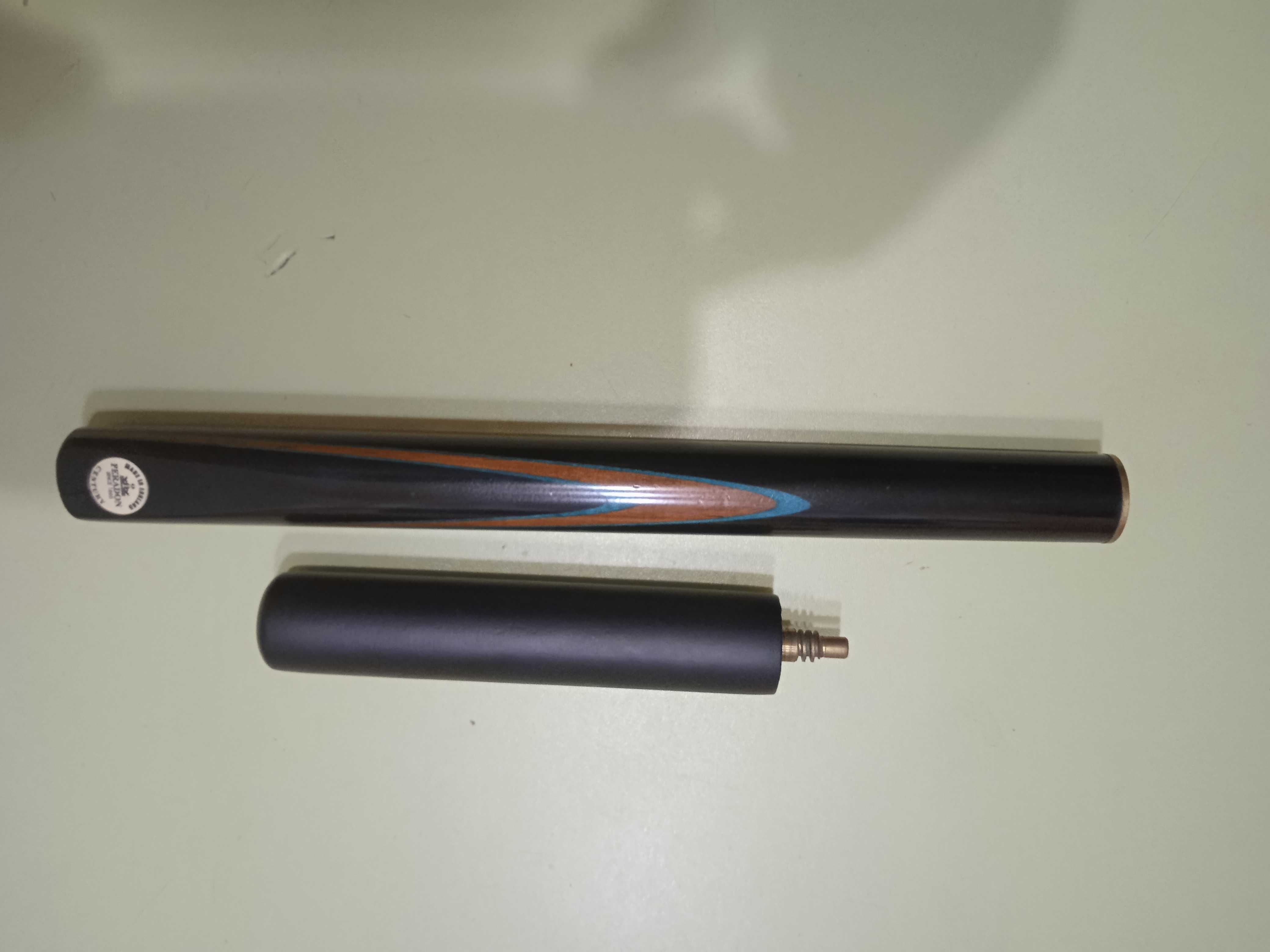 Profesjonalny kij do snookera jesion 3/4  PERADON 30,5x116,5  147 cm