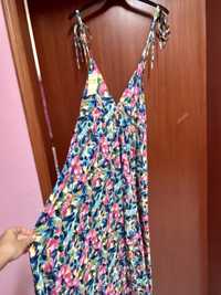 Vestido Maxi Verao Estampado • TU (novo)