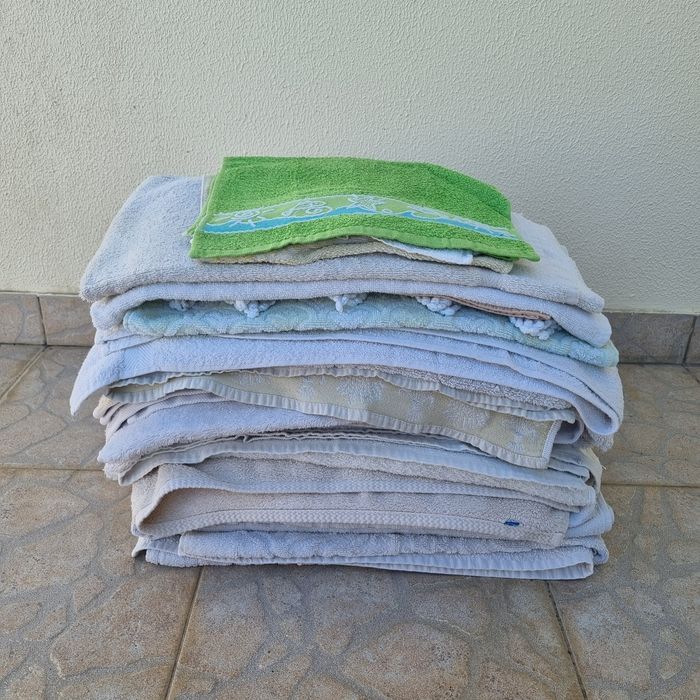 Conjunto 17 Toalhas de banho, mãos e cabelo