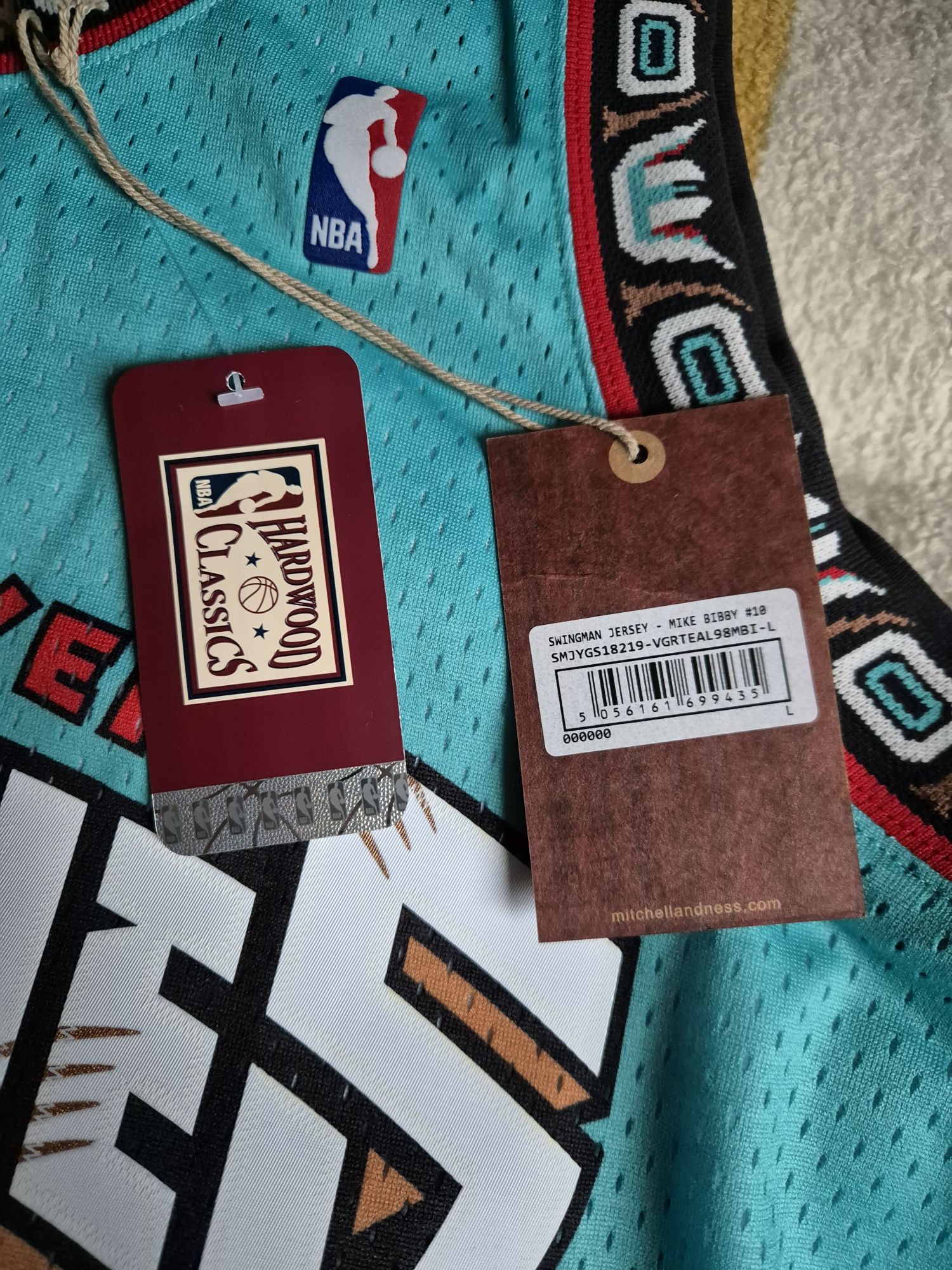 Koszulka NBA Jersey Vancouver Grizzlies Mitchell and Ness