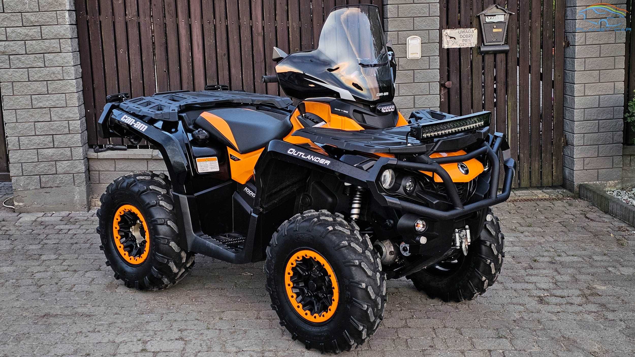 Can-Am Outlander 1000R XTP L7E FOX 1400 km !! Wyciągarka pług can am