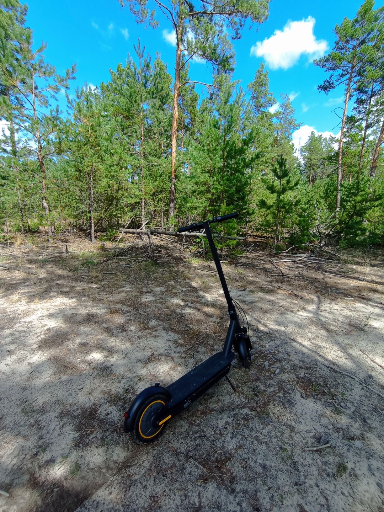 Електросамокат Kugoo G30 PRO MAX (600W 18Ah) з переднім амортизатором