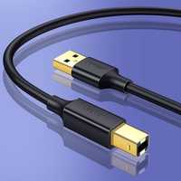 Kabel USB do Drukarki Ugreen, USB 2.0, 480 Mbps, 2m, Czarny