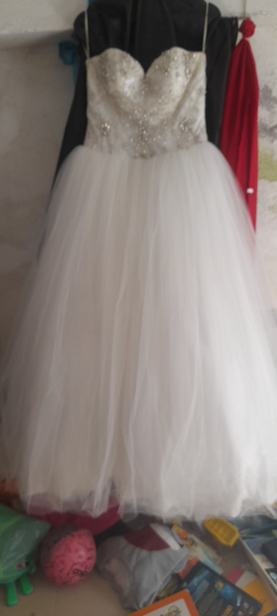 Vestido de casamento com saiote tamanho 42