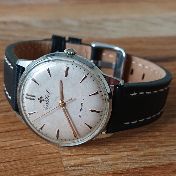 Cortebert Antimagnetic Grand Prix swiss made call. 697 naręczny