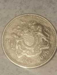 Moneta one Pound Elizabeth z 1983r