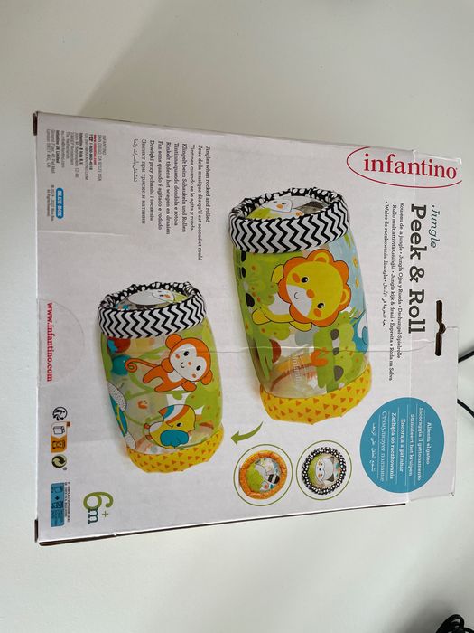Rolo para bebé gatinhar da Infantini - brinquedo Montessori