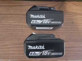 Makita bateria 6.0ah 18v x2szt  nowe BL1860B