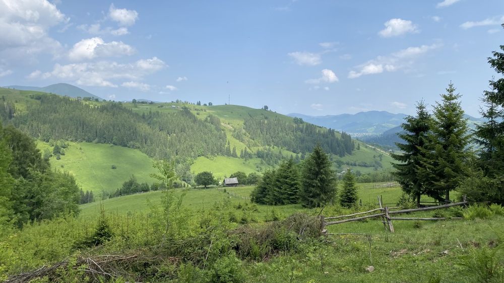 Межує з лісом, під будову і класним видом