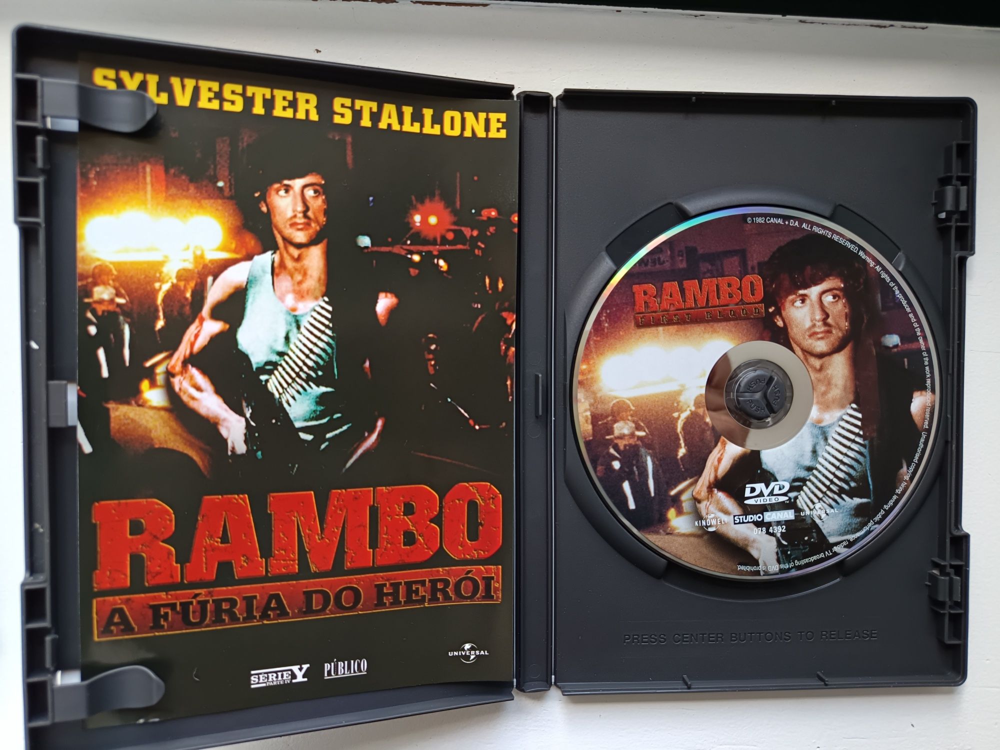 DVD Rambo a fúria do herói