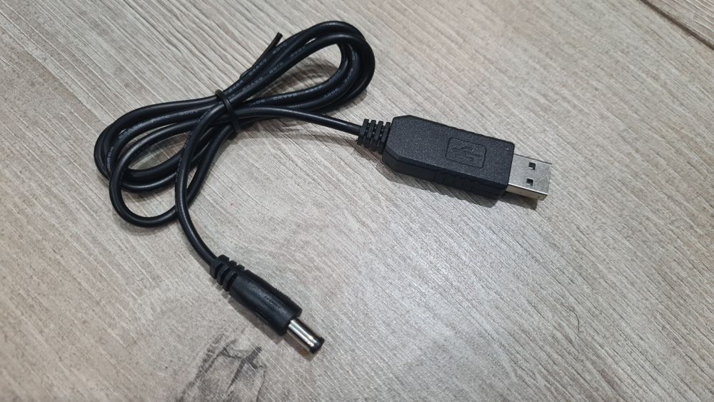 Перетворювач USB-DC 5V на 12V для живлення роутера