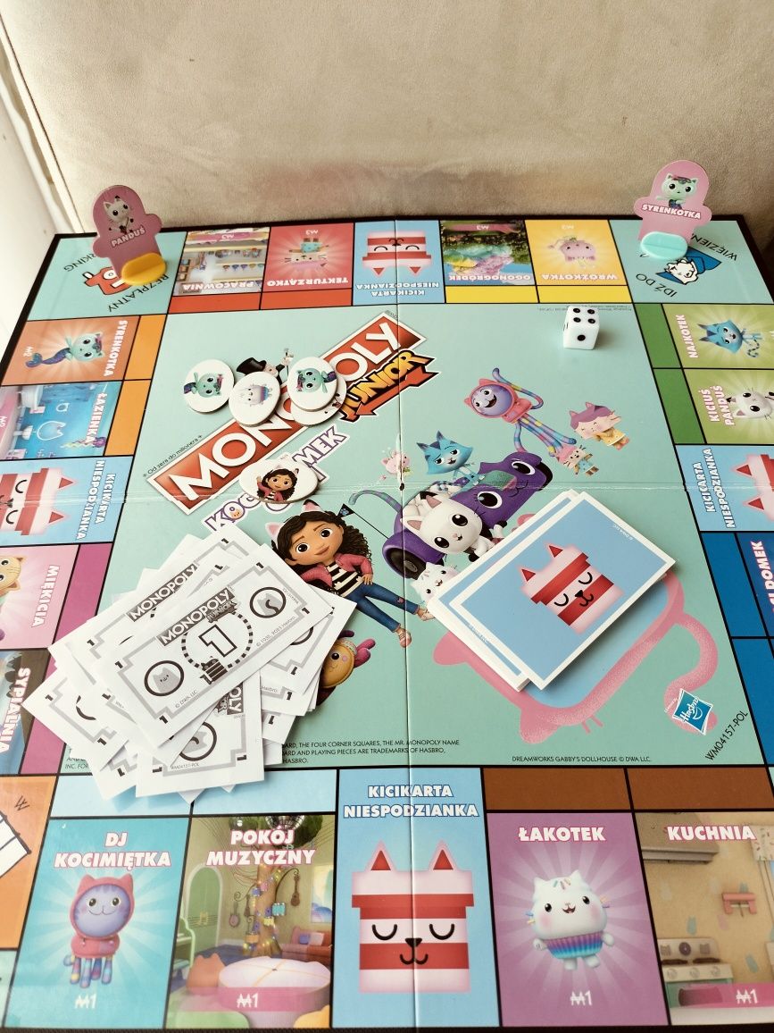 Gra Koci Domek Gabi Monopoly junior
