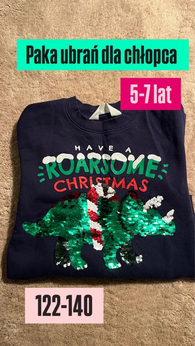 Paka ubran dla chlopca 5-7 lat 122-140
