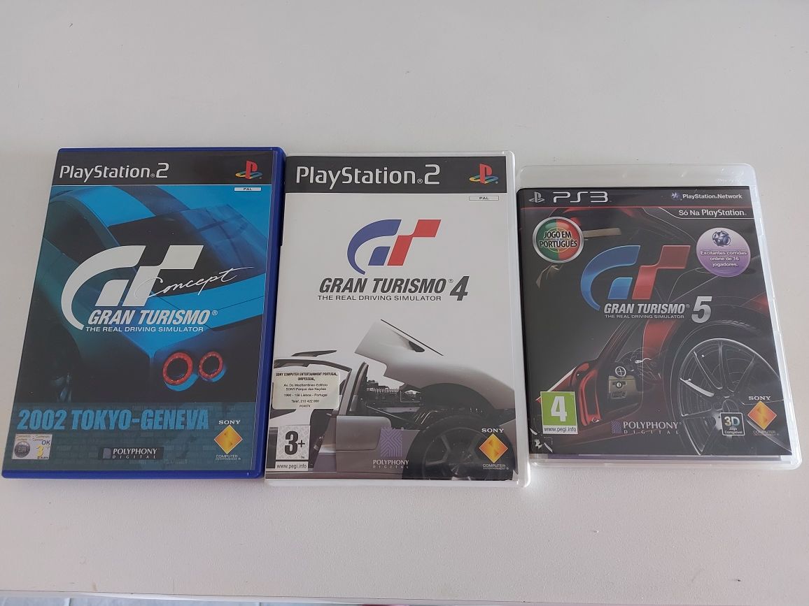 Pack 2 Jogos Gran Turismo Playstation 2 e 3