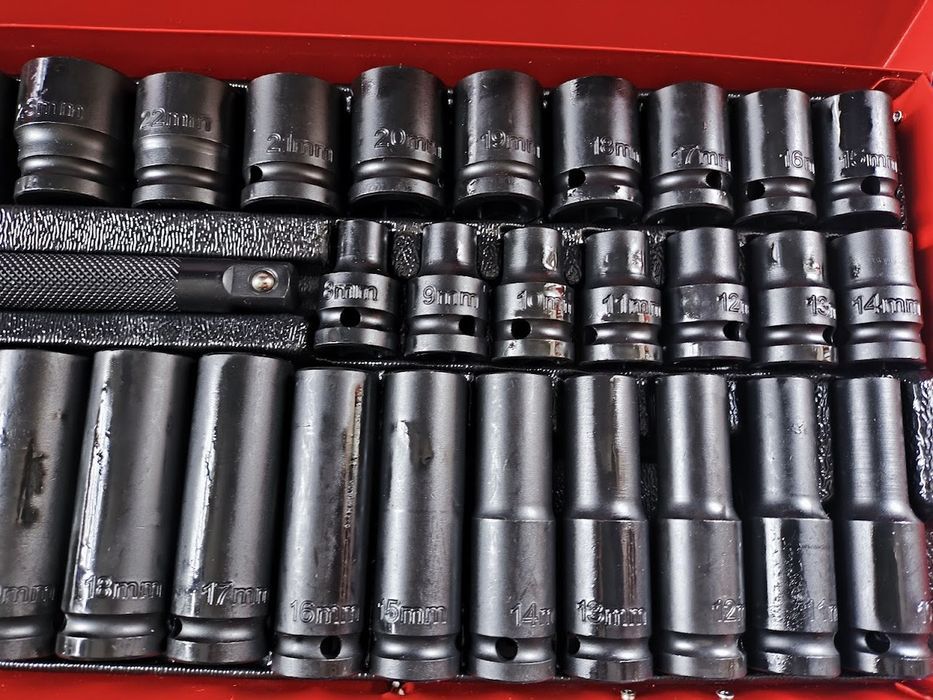 Набір ударних головок 35шт максимальний набор ударных головок 1/2'"