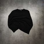 DAMSKI Elegancki Lekki Czarny Sweter HUGO BOSS Klasyczny Małe Logo