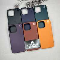 Чехол Leather Case с Magsafe Iphone 14 Pro Max кожаный 13 с анимацией