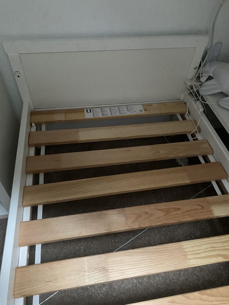 2 łóżka IKEA Sniglar białe 70x160