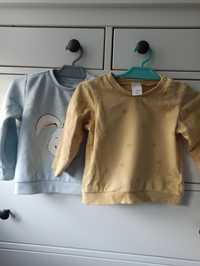 Reserved, h&m, rozmiar 80/86, dwie bluzy, bluza dla dziewczynki