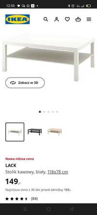 Nowy stolik ikea