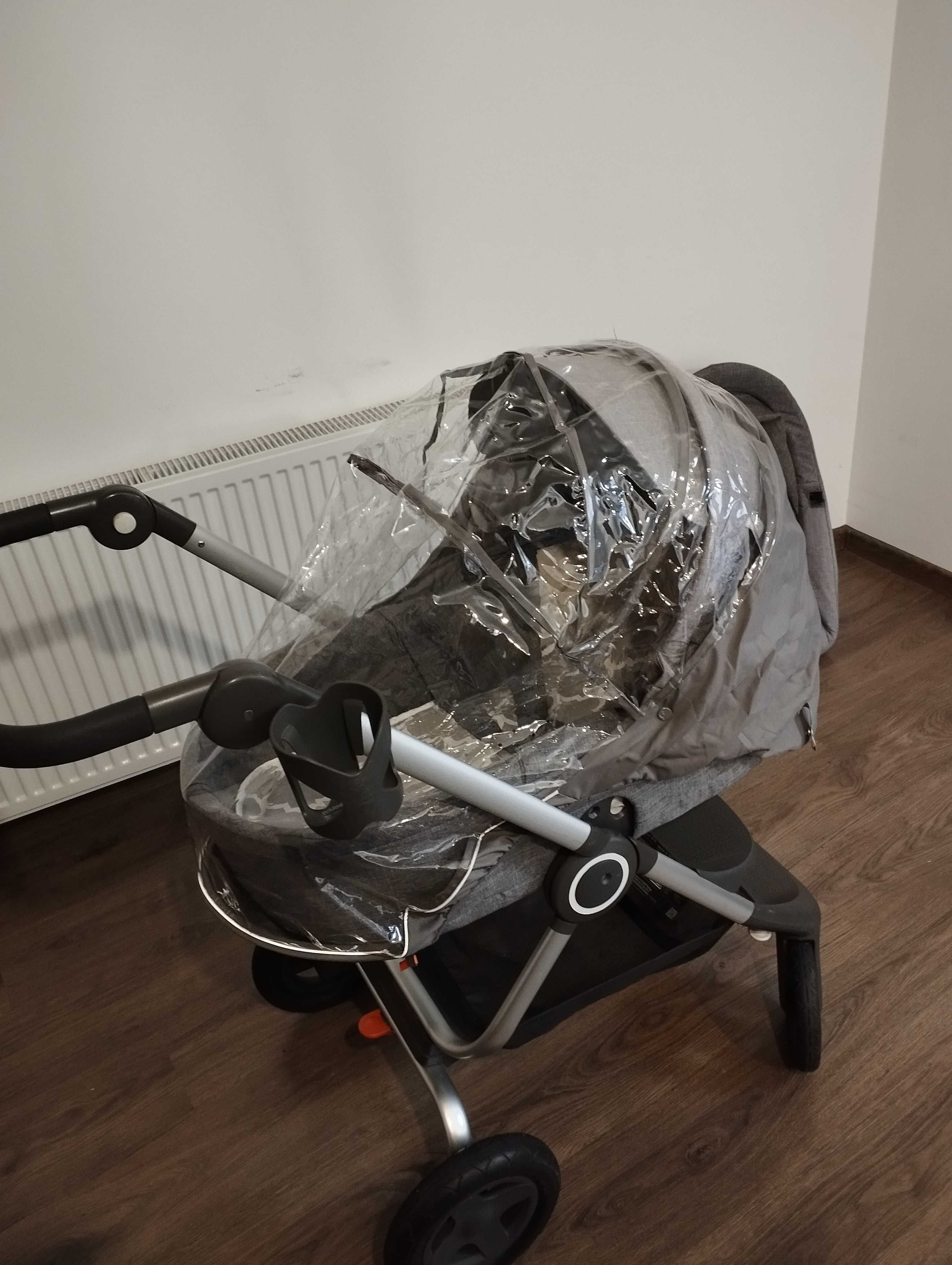 Wózek dziecięcy 2 w 1 (3 w 1) STOKKE Scoot + dodatki