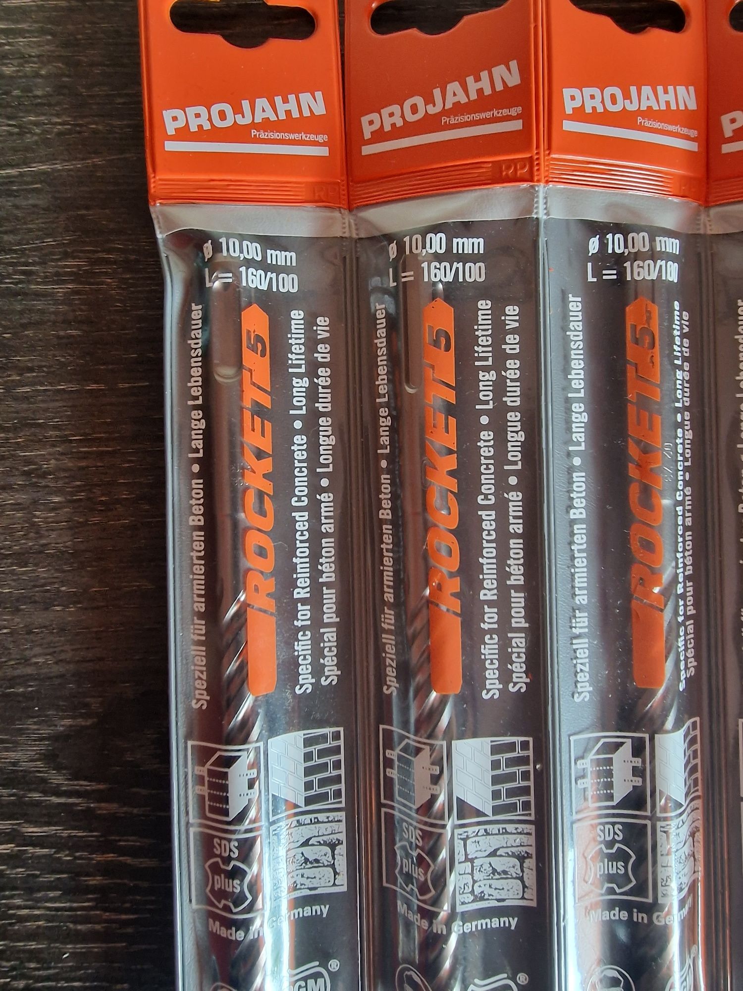 Wiertło SDS o średnicy 10mm 160/100 5 sztuk