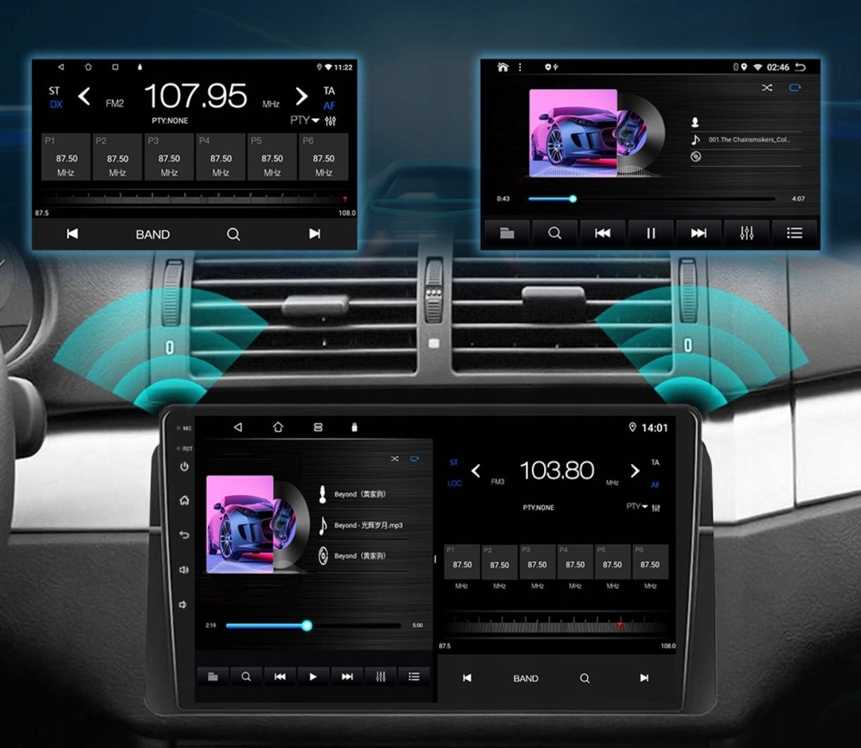 Radio Nawigacja ANDROID 13 BMW E46 Androidauto Carpley 2GB/32
