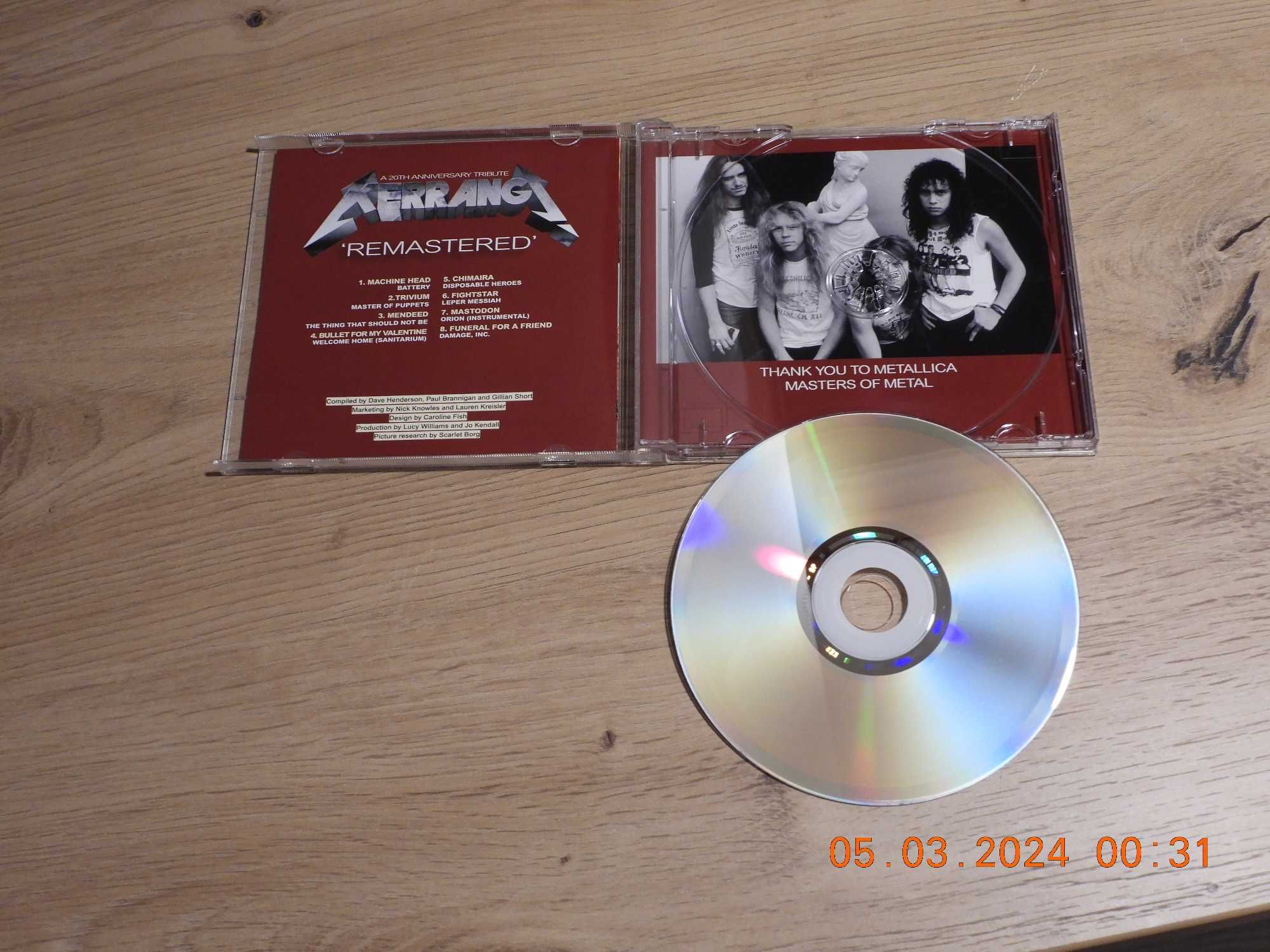 KERRANG ~ Remastered - METALLICA   "Master of Puppets" - CD