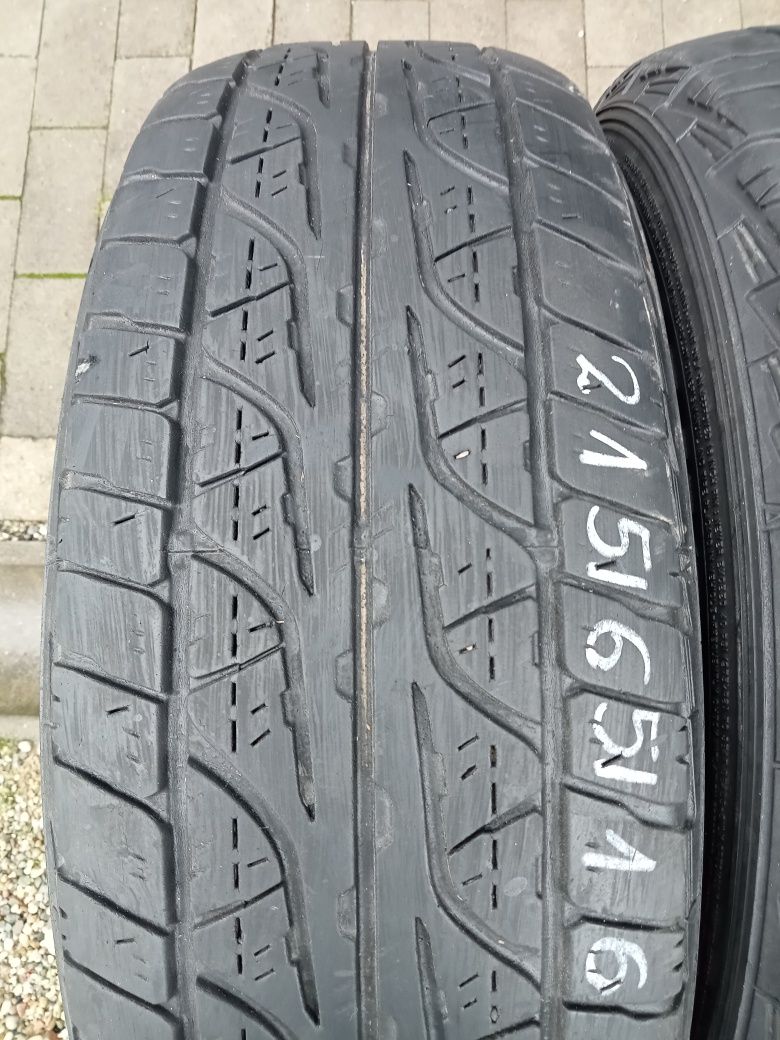 2x Opony Używane Całoroczne 215/65R16 Dunlop