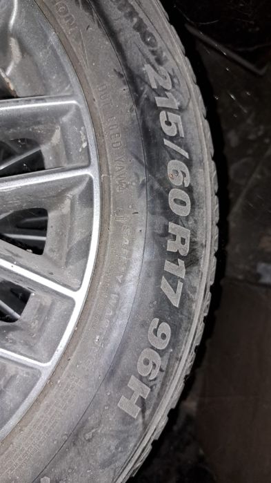 4 x 17 cali opony zimowe i alufelgi borbet