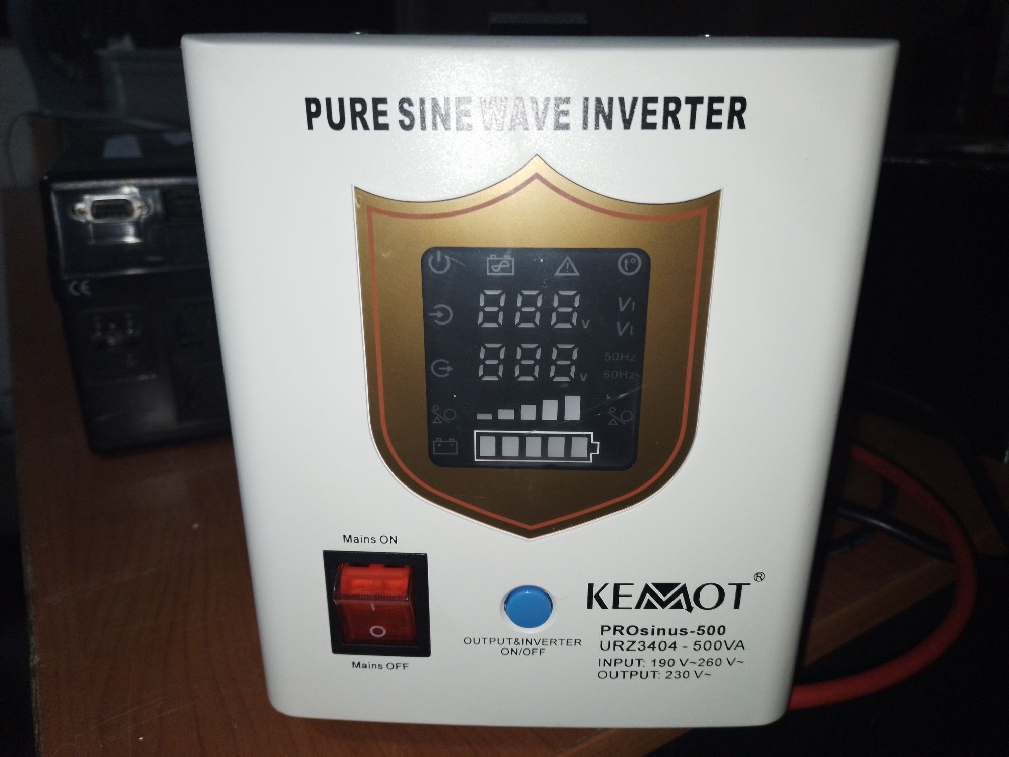ДБЖ UPS пристрій інвертор KEMOT 500VA 10А