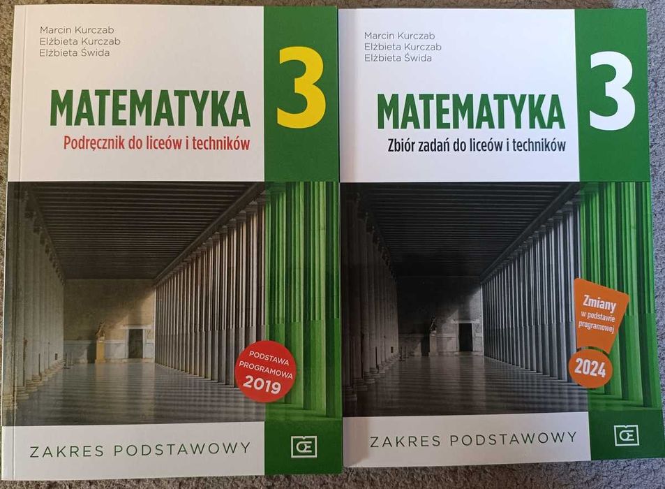 Matematyka 3 Zbiór zadań + Podręcznik Zakres Podstawowy Pazdro