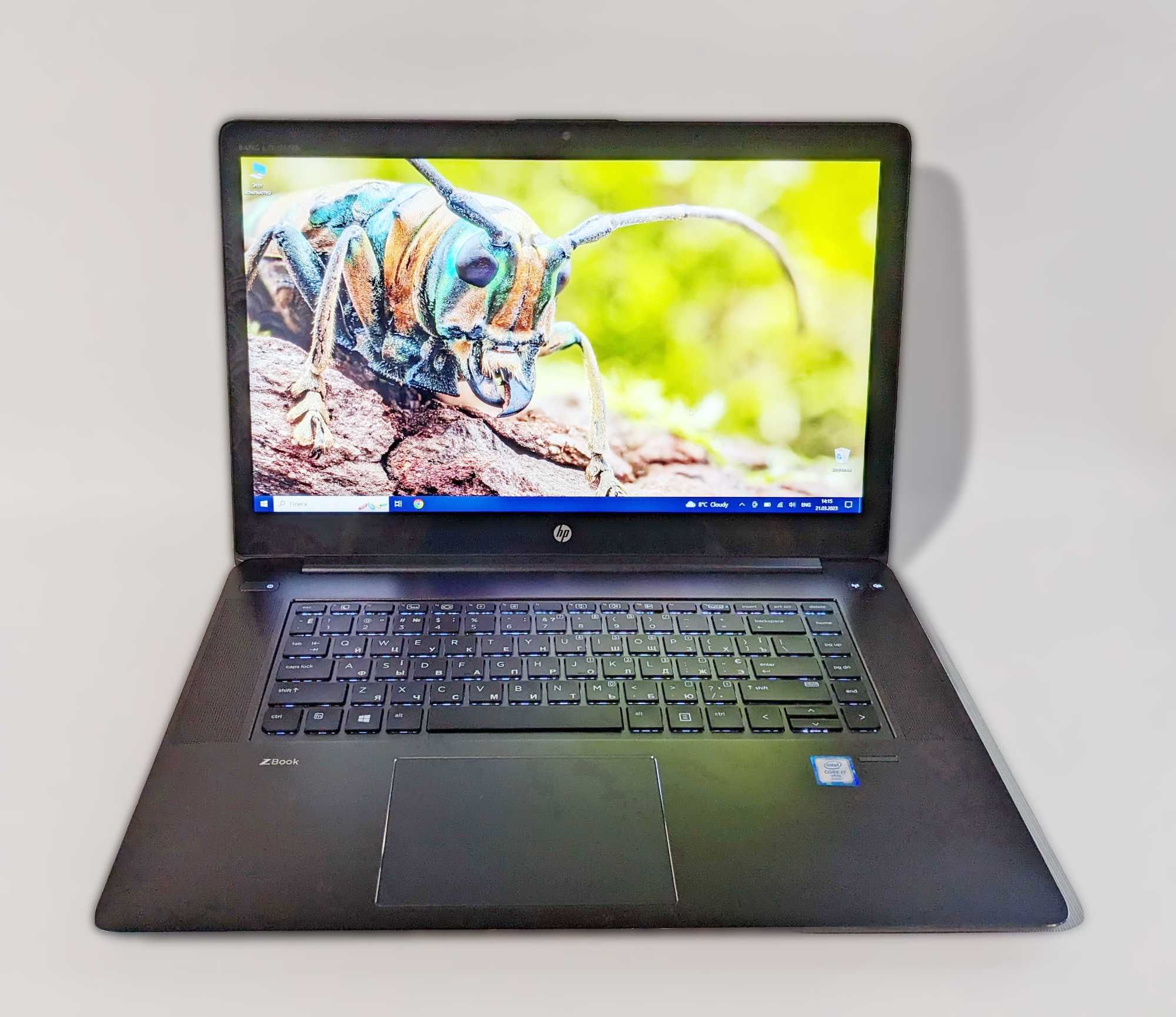 Игровой HP ZBook Studio i7/4xC/3.6GHz/Touch/16G_RAM/512G_SSD/NVIDIA4GB